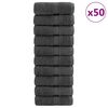 vidaXL Soap Towel | Set of 50 | Anthracite | 100% cotton | 30 x 30 cm