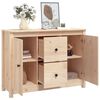 vidaXL Sideboard 100x35x74 cm Solid Wood Pine
