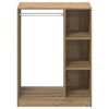 vidaXL Wardrobe with Shelf with Storage Artisan Oak 77 x 48 x 102 cm