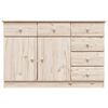 vidaXL Sideboard "ALTA" 112x35x73 cm Solid Wood Pine