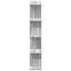 vidaXL Wall Cube Shelf 12 Compartments Grey Sonoma Engineered Wood