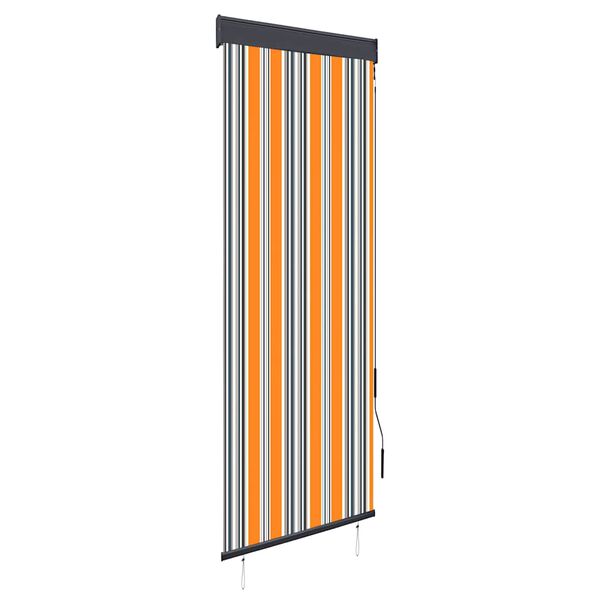 vidaXL Outdoor Roller Blind 60x250 cm Yellow and Blue