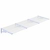 vidaXL Door Canopy Grey and Transparent 297.5x90 cm Polycarbonate