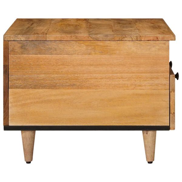 vidaXL Coffee Table Natural 80 x 54 x 40 cm Solid Mango Wood