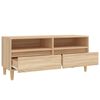 vidaXL TV Cabinet Sonoma Oak 100x34.5x44.5 cm Engineered Wood