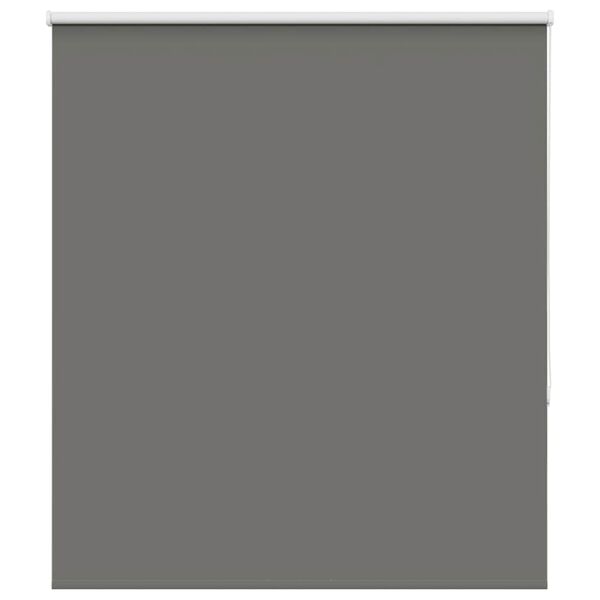 vidaXL Roller Blind Blackout Grey 120x130 cm Fabric Width 116.6 cm Polyester