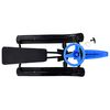 vidaXL Snow Sledge Bob Black and Blue