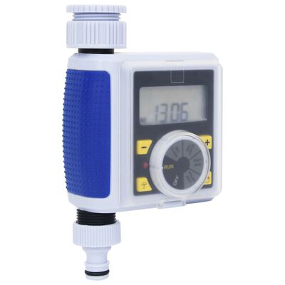 vidaXL Digital Water Timer with Single Outlet and Moisture Sensor