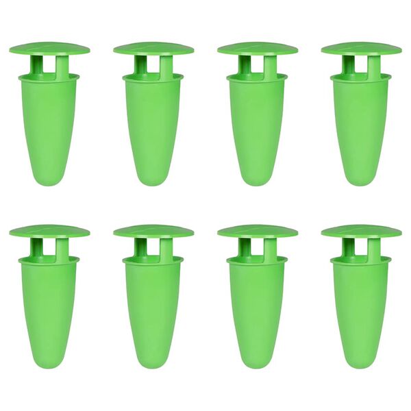vidaXL Slug and Snail Traps 8 pcs Green