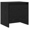 vidaXL Bedside Cabinet Black Oak 45 x 34 x 44.5 cm Engineered Wood