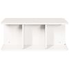 vidaXL Coffee Table White 80 x 39.5 x 33.5 cm Solid pine wood