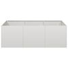 vidaXL Planter 120x80x40 cm Stainless Steel