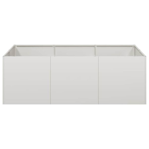 vidaXL Planter 120x80x40 cm Stainless Steel