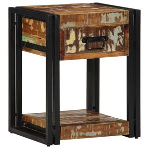 vidaXL Bedside Cabinet with Drawer Multicolour 40 x 35 x 50 cm