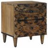 vidaXL Bedside Cabinet Brown 40 x 33.5 x 46 cm Solid Mango Wood