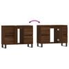 vidaXL Bathroom Cabinet Brown Oak 80x33x60 cm Engineered Wood