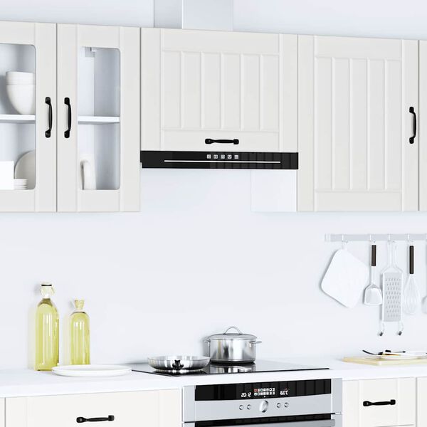 vidaXL Kitchen Wall Cabinet Lucca White Engineered Wood