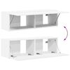 vidaXL TV Wall Cabinet White 98 x 31 x 29.5 cm Engineered Wood