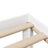 vidaXL Bed Frame with Headboard without Mattress White 150x200 cm King Size