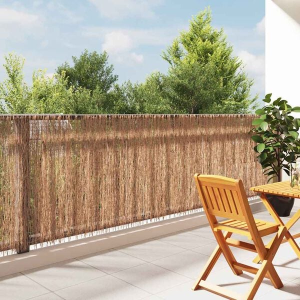 vidaXL Brushwood Fence 400x100 cm