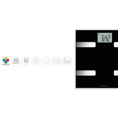 Medisana Body Analysis Scale BS A41 Connect Black