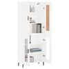 vidaXL Highboard White 69.5x34x180 cm Engineered Wood