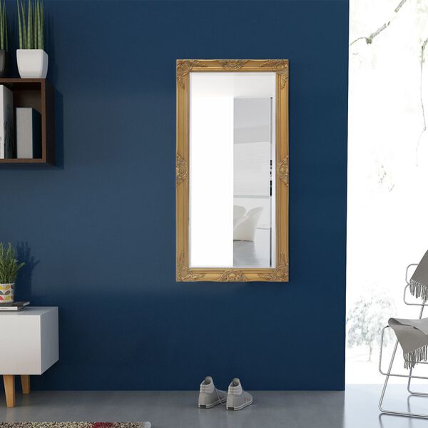 vidaXL Wall Mirror Baroque Style 120x60 cm Gold