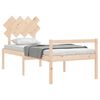 vidaXL Senior Bed without Mattress Single Solid Wood