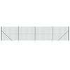 vidaXL Wire Mesh Fence with Spike Anchors Green 1.4x10 m