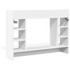 vidaXL Wall-Mounted Desk White 105x48x75 cm Engineered Wood