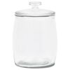 vidaXL Storage Glass Jars with Lid 2 pcs 8000 ml