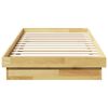 vidaXL Bed Frame Without Mattress 90x200 cm Solid Oak Wood