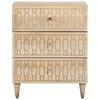 vidaXL Bedside Cabinet 50x33x60 cm Solid Wood Mango