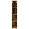 vidaXL Hanging Cabinet Old Wood 20 x 29.5 x 100 cm Engineered Wood