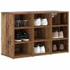 vidaXL Shoe Cabinet Old Wood 77.5 x 30 x 51 cm Engineered Wood