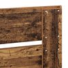 vidaXL Bed Frame with Headboard Old Wood 120 x 200 cm Solid Pine Wood