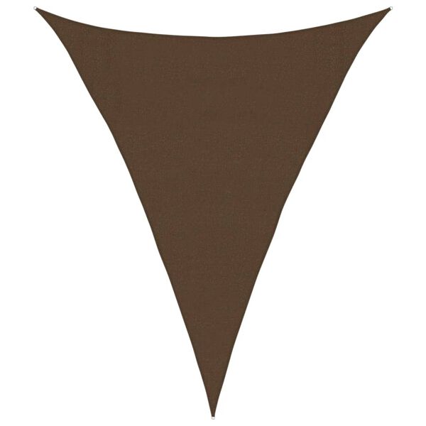 vidaXL Sunshade Sail 160 g/m² Brown 3x4x4 m HDPE