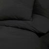 vidaXL Duvet Cover Set Black 225x220 cm Light-weight Microfiber