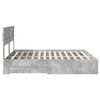 vidaXL Bed Frame Concrete Grey 180 x 200 cm Engineered Wood