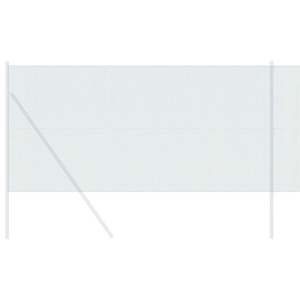 vidaXL Hexagon Fence Green 1 x 10 m PVC