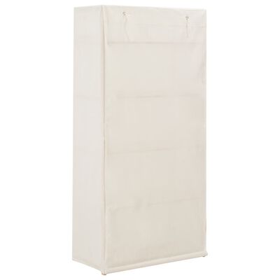 vidaXL Wardrobe White 79x40x170 cm Fabric