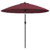 vidaXL Garden Parasol with Aluminium Pole 270 cm Bordeaux Red