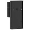 vidaXL Outdoor Wall Light Black 6.5 x 10.5 x 16 cm