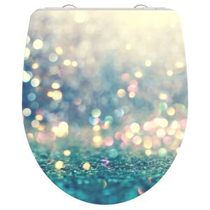 SCH&Uuml;TTE Duroplast High Gloss Toilet Seat with Soft-Close MAGIC LIGHT