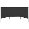 vidaXL 3-panel Wind Screen Fabric 400x120 cm Anthracite
