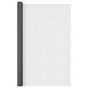 vidaXL Mesh Screen Fiberglass 80x2000 cm Black