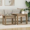 vidaXL Coffee Table Set 2 pcs Artisan Oak Engineered Wood