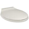 vidaXL Soft-Close Toilet Seat Light Grey Oval