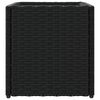 vidaXL Garden Planters 2 pcs Black 36x30x32 cm Poly Rattan