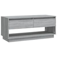 vidaXL TV Cabinet Grey Sonoma 102x41x44 cm Engineered Wood
